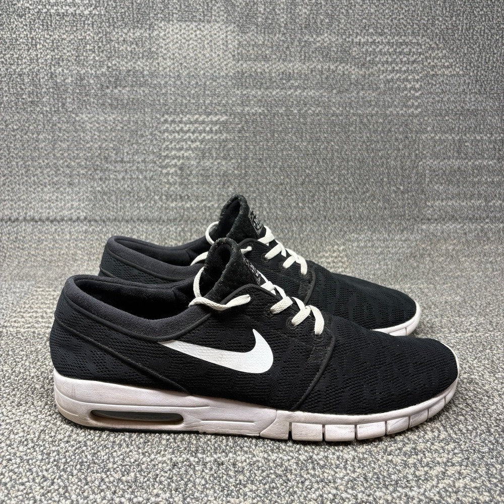 Nike SB Stefan Janoski Max Black White 631303-010 Men's Size 13 Skate Shoes - Picture 2 of 9